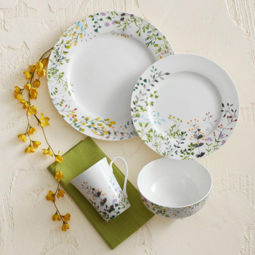 Tivoli Garden 16 Piece Dinnerware Set, Service for 4