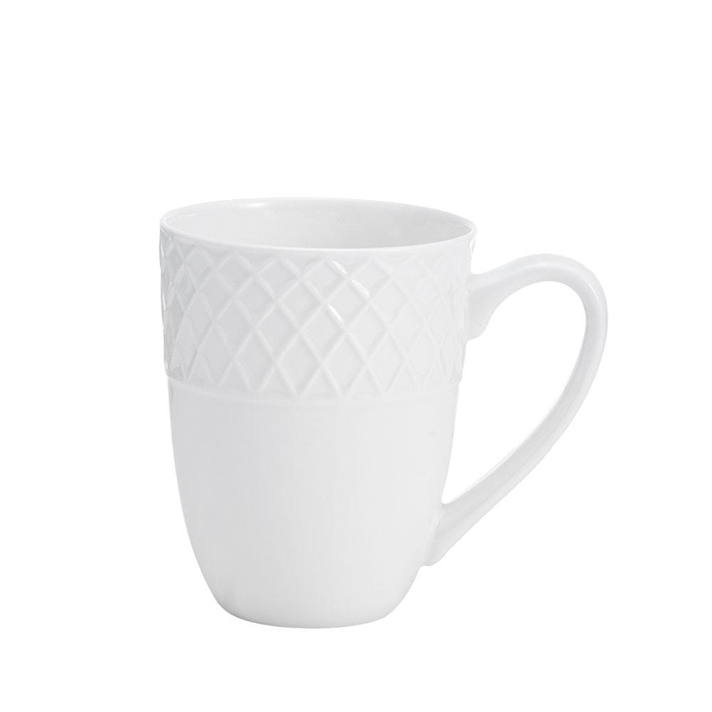 Trellis White Mug