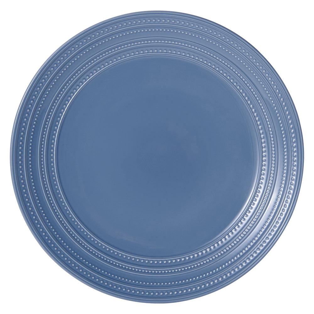 Vella Blue Round Platter