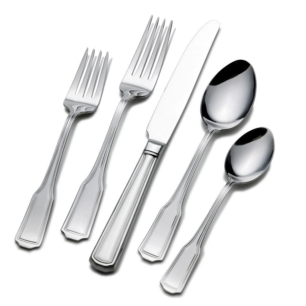 Whitney 45 Piece Flatware Set, Service for 8