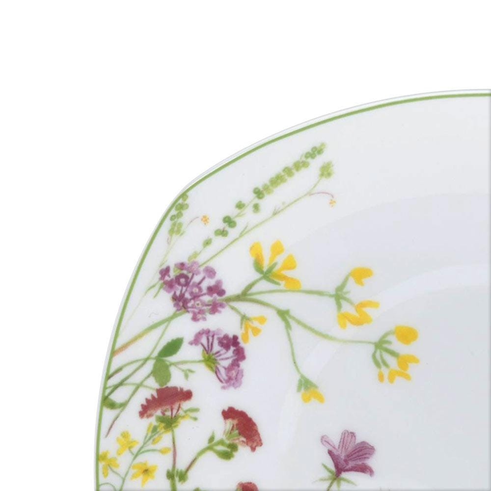 Wildflower Garden Square 16 Piece Dinnerware Set, Service for 4