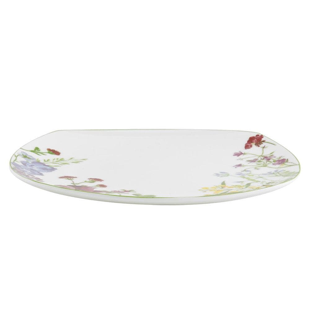 Wildflower Garden Square Dinner Plate